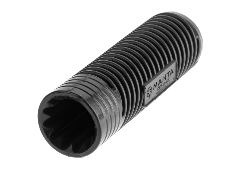 Manta 7 x 1.5 Inch ID V2 Suppressor Cover – Schwarz – Ansicht 3
