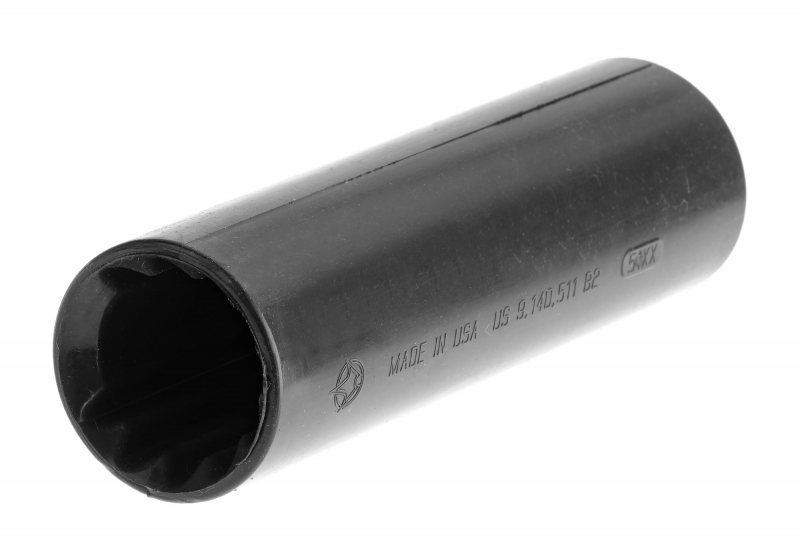 Manta 7 x 1.5 Inch ID Smooth Suppressor Cover – Schwarz – Ansicht 4