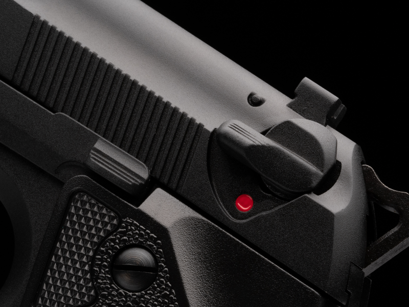 STI Combat Master Airsoft Pistole – CO₂ / Gas Blowback, Schwarz, 6 mm BB