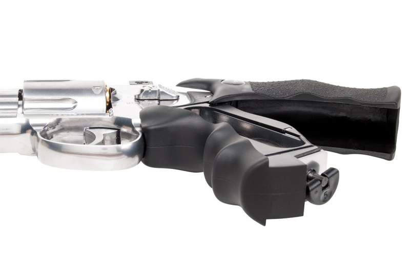 Dan Wesson CO₂ Revolver 2,5 Zoll – Silver, 4,5 mm (.177) Diabolo, ca. 2,35 J