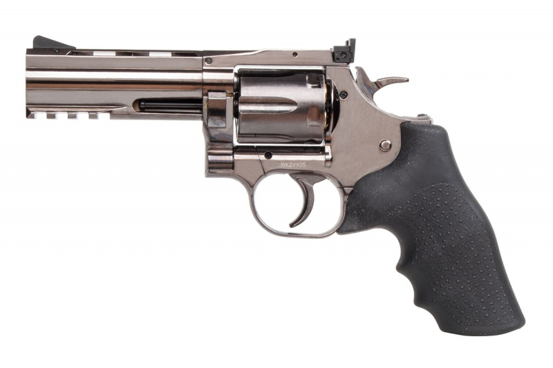 Dan Wesson 715 CO₂ Revolver 4 Zoll – Steel Grey, 4,5 mm (.177) BB, ca. 2,1 J