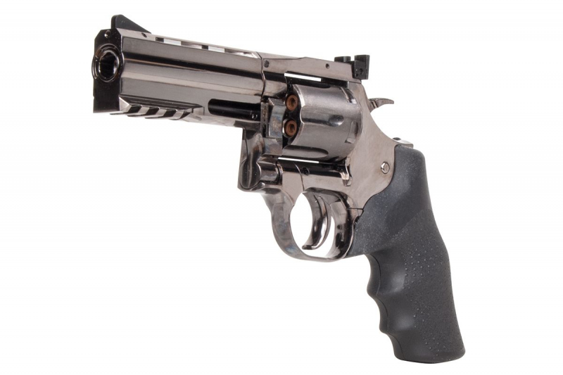 Dan Wesson 715 CO₂ Revolver 4 Zoll – Steel Grey, 4,5 mm (.177) BB, ca. 2,1 J
