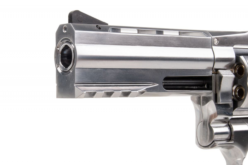 Dan Wesson 715 CO₂ Revolver 4 Zoll – Silber, 4,5 mm (.177) Diabolo,  3,0 J