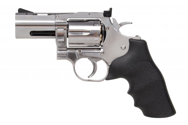 Dan Wesson 715 CO₂ Revolver 2,5 Zoll – Silver, 4,5 mm (.177) Diabolo, ca. 2,6 J