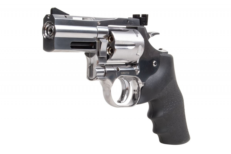 Dan Wesson 715 CO₂ Revolver 2,5 Zoll – Silver, 4,5 mm (.177) Diabolo, ca. 2,6 J