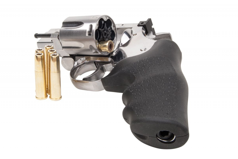 Dan Wesson 715 CO₂ Revolver 2,5 Zoll – Silver, 4,5 mm (.177) Diabolo, ca. 2,6 J