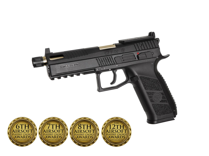 CZ P-09 Optic Ready Airsoft CO₂ Blowback 6 mm BB – Schwarz – ProLine –