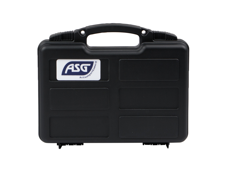 ASG Plastic Pistol Case – 31 × 25,6 × 8 cm, Black