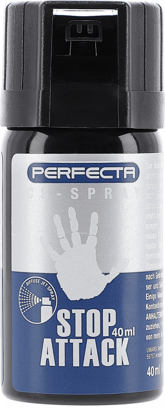 Perfecta Stop Attack CS-Spray – 40 ml, konisch