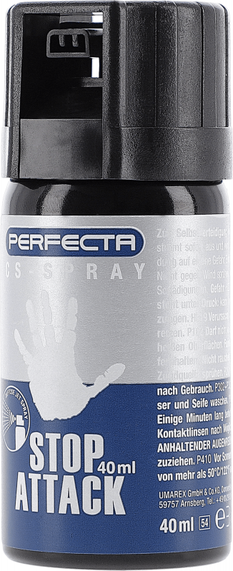 Perfecta Stop Attack CS-Spray – 40 ml, konisch