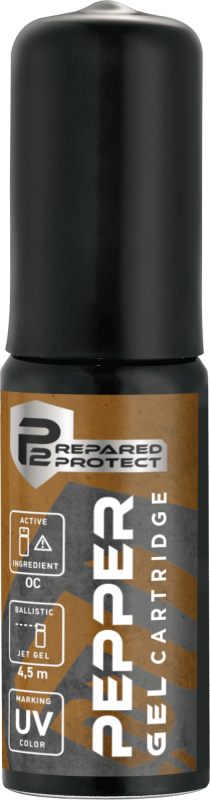 P2P Pfeffergelkartusche – 11 ml, 10 % OC, ballistisch, für PGS und HDR 50 Launcher, UV-Markierung