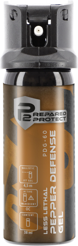 P2P PDG-60 Pfeffergel 38 ml – ballistischer Strahl (10% OC)