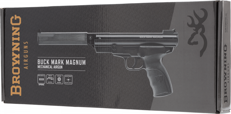 Browning Buck Mark Magnum – 4,5 mm (.177) Diabolo, Federdruck,  7,5 J