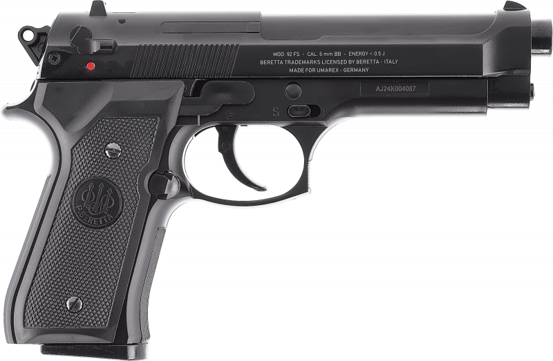 Beretta MOD. 92 FS – 6 mm, Federdruck, < 0,5 J