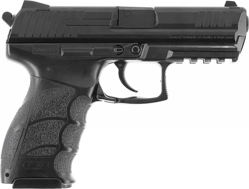 Heckler & Koch P30 – 6 mm, Federdruck, < 0,5 J