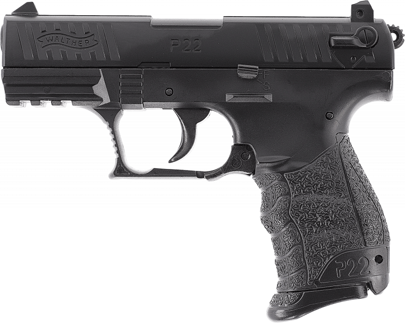 Walther P22Q – 6 mm, Federdruck, < 0,5 J