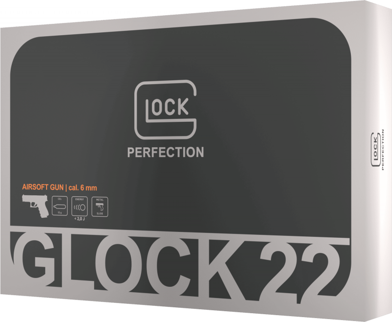 GLOCK 22 Gen4 – 6 mm, CO₂, < 2,0 J