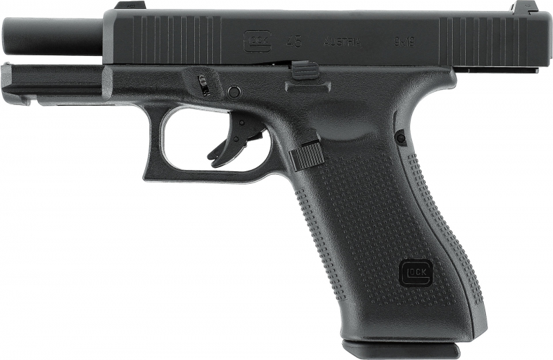 GLOCK 45 Airsoft Gas Blowback 6 mm BB – Schwarz – 1,0 Joule –