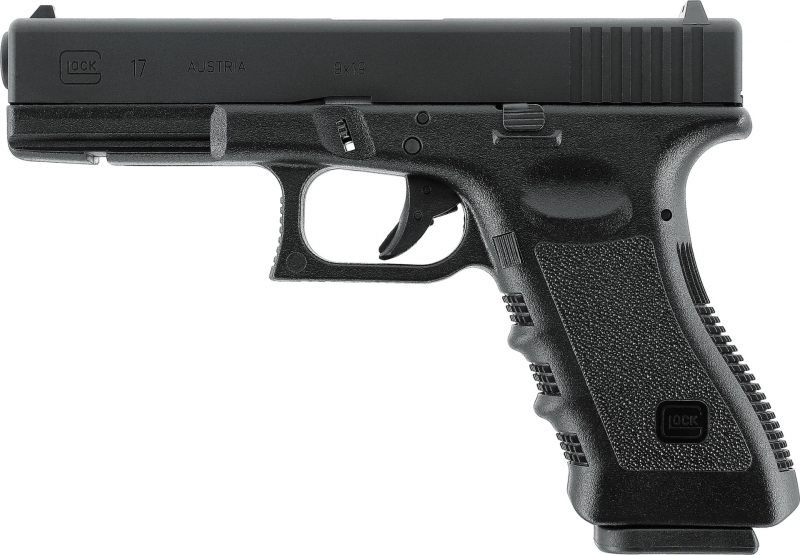GLOCK 17 Full Metal Airsoft Gas GBB 6 mm BB – 1,0 Joule – CNC-Aluschlitten