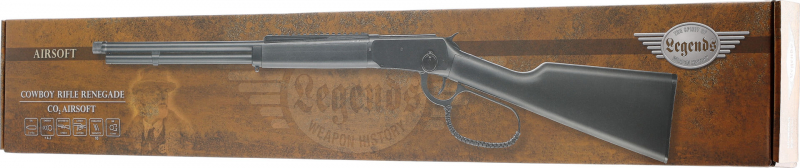 Legends Cowboy Rifle Renegade CO₂ Airsoft Repetiergewehr – Schwarz