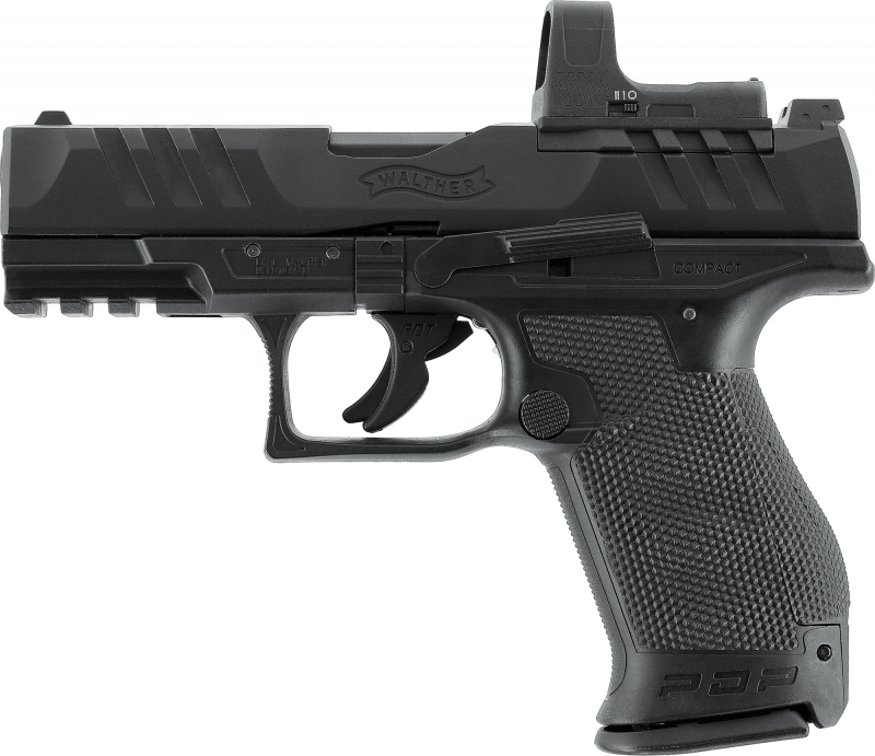 Walther PDP Compact 4" Set – 6 mm, CO₂, < 2,0 J, Optics Ready
