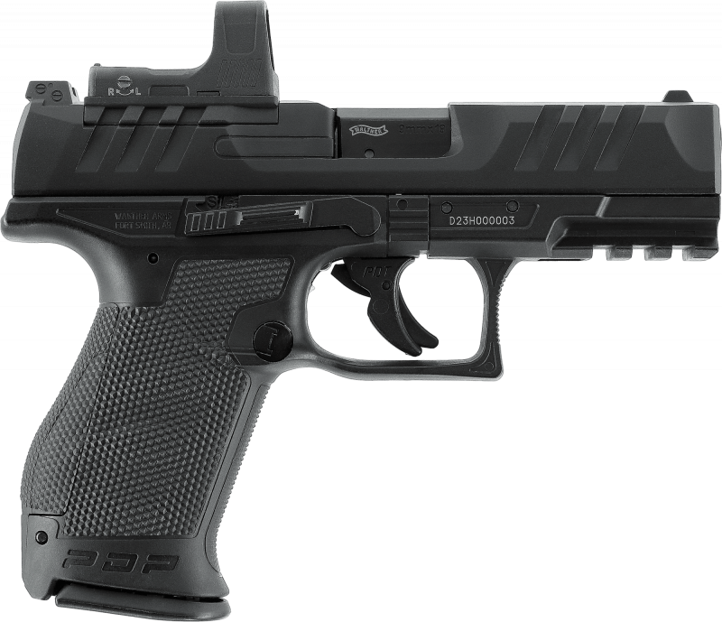 Walther PDP Compact 4" Set – 6 mm, CO₂, < 2,0 J, Optics Ready