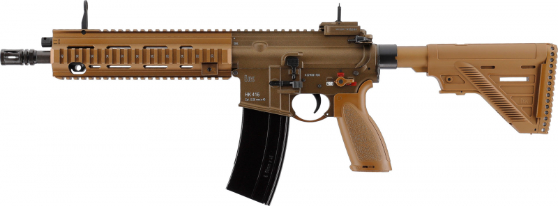 Heckler & Koch HK416 A5 Gas Blowback Airsoft – Grünbraun (Gen. 3)
