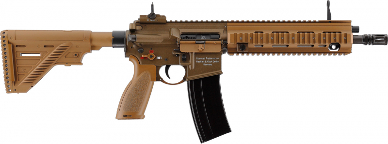 Heckler & Koch HK416 A5 Gas Blowback Airsoft – Grünbraun (Gen. 3) – Ansicht 3