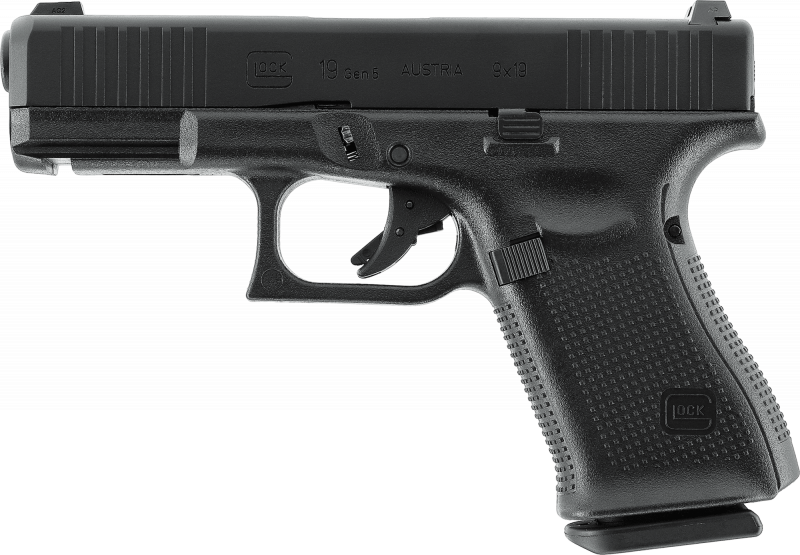 GLOCK 19 Gen5 – 6 mm, Gas, < 1,0 J