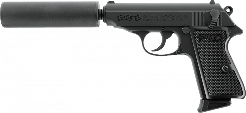 Walther PPK/S Kit – 6 mm, Gas, < 1,0 J