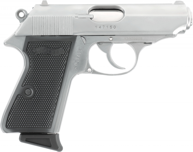 Walther PPK/S – 6 mm BB Airsoft Gaspistole, Blowback, 1,0 J, silber