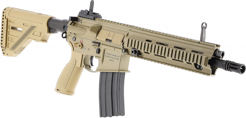 Heckler & Koch HK416 A5 Sportsline EyeTrace cal. 6 mm BB – S-AEG,  1,3 J, grünbraun