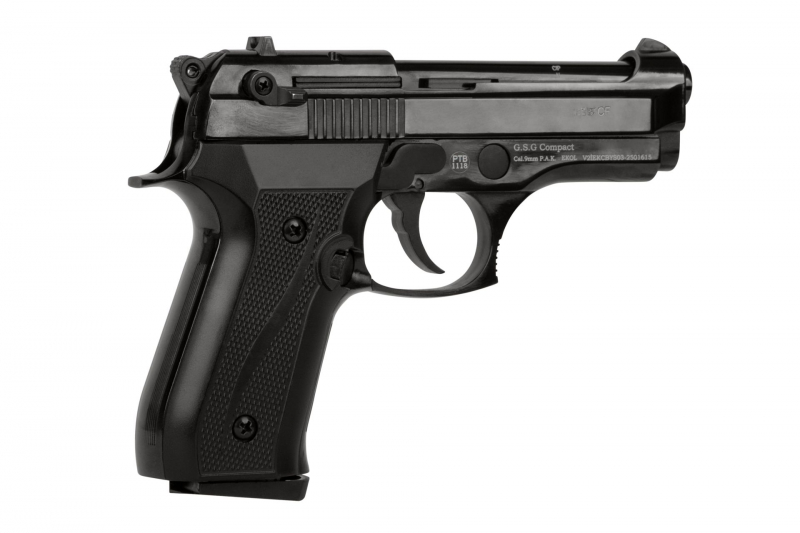 Ekol Firat Compact Schwarz 9mm P.A.K. – Gas- & Signalpistole