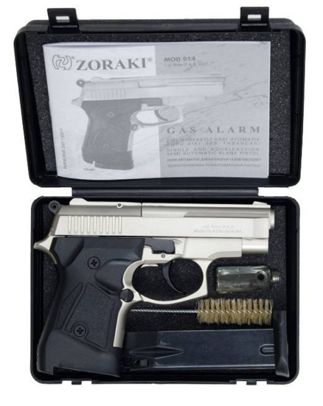 Zoraki 914 Schreckschusspistole 9 mm P.A.K. – Chrom