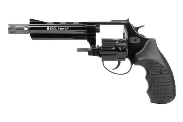 Ekol Viper 4,5'' Schwarz 9 mm R. - Gas-Signal