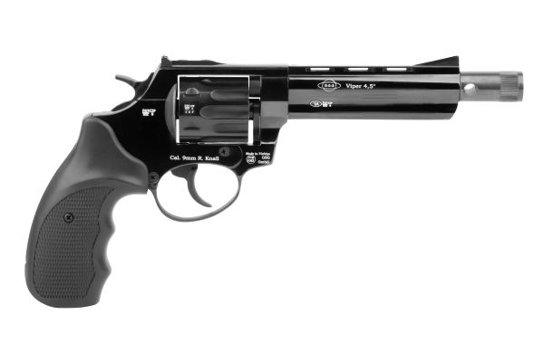 Ekol Viper 4,5'' Schwarz 9 mm R. - Gas-Signal