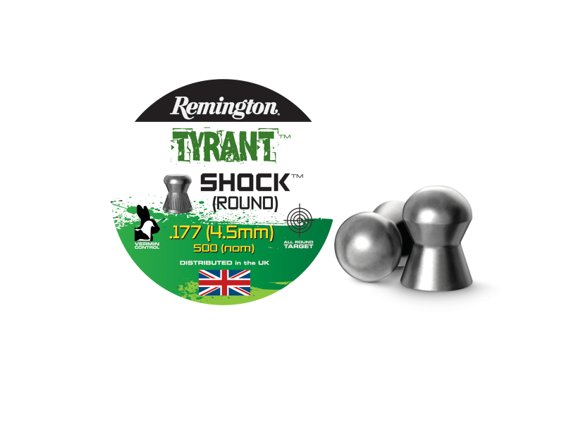 Remington Tyrant Shock Pellets 4,5 mm 8,49 grs 500 Stk.