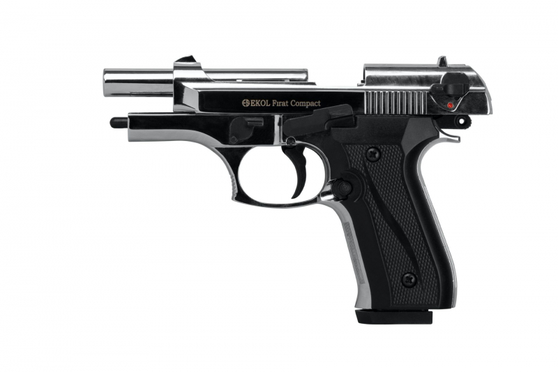 Ekol Firat Compact chrom 9mm P.A.K. – Gas- & Signalpistole