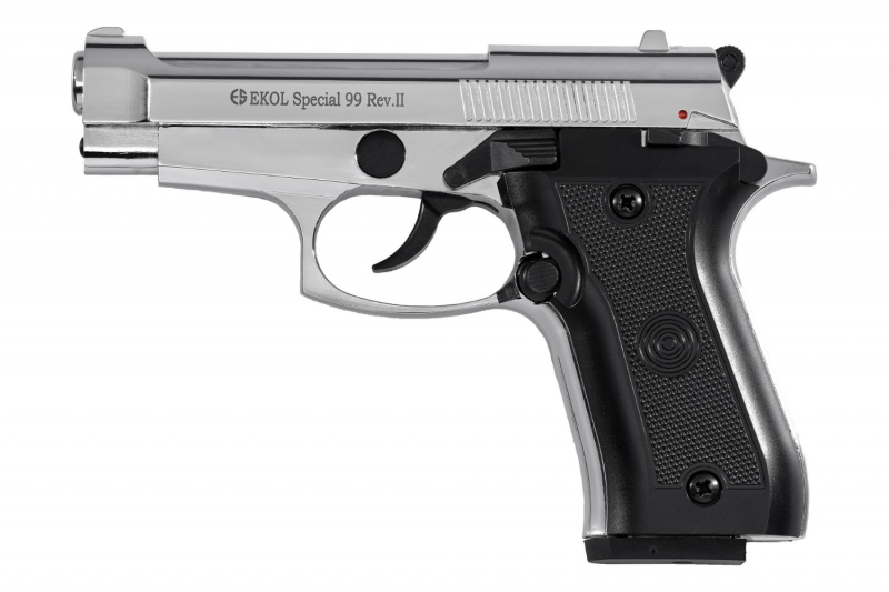 Special 99 Schreckschusspistole 9 mm P.A.K. – Verchromt