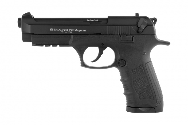 EKOL Firat P92 Magnum Schwarz 9 mm P.A.K. – Gas- & Signalpistole