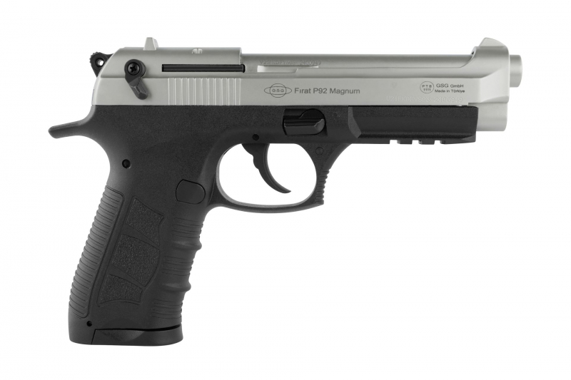 EKOL Firat P92 Magnum 9mm P.A.K. – vernickelt