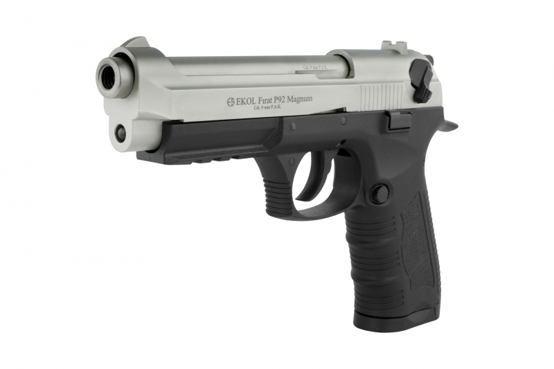 EKOL Firat P92 Magnum 9mm P.A.K. – vernickelt