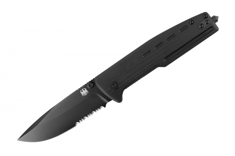 GSG-9 Klappmesser EM1 – Wellenschliff, D2-Stahl, Liner Lock