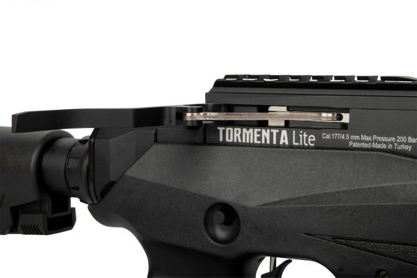 Reximex Tormenta Lite Schwarz 4,5 mm – Leichtes PCP-Luftgewehr mit Polymer-Schaft