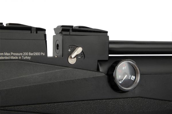 Reximex Tormenta Lite Schwarz 4,5 mm – Leichtes PCP-Luftgewehr mit Polymer-Schaft