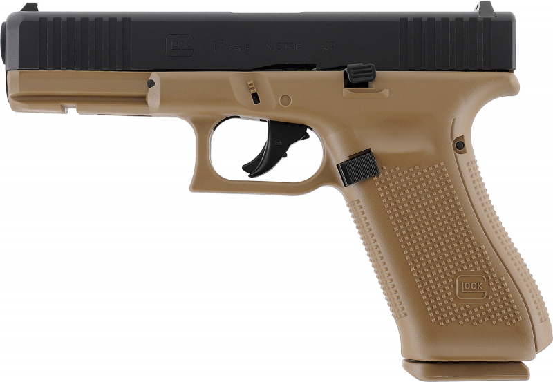 T4E GLOCK 17 Gen5 RAM-Waffe Cal. .43 – Coyote