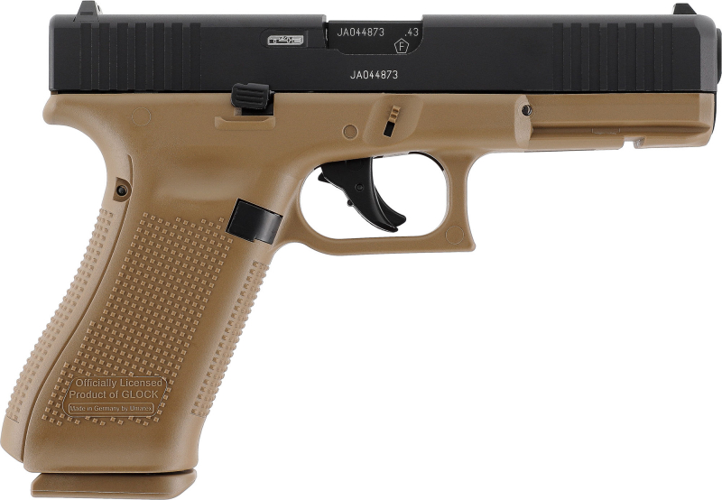 T4E GLOCK 17 Gen5 RAM-Waffe Cal. .43 – Coyote