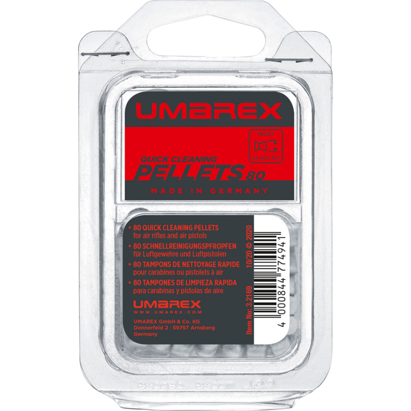 Umarex Schnellreinigungspfropfen – Kal. 5,5 mm (.22), 80 Stück