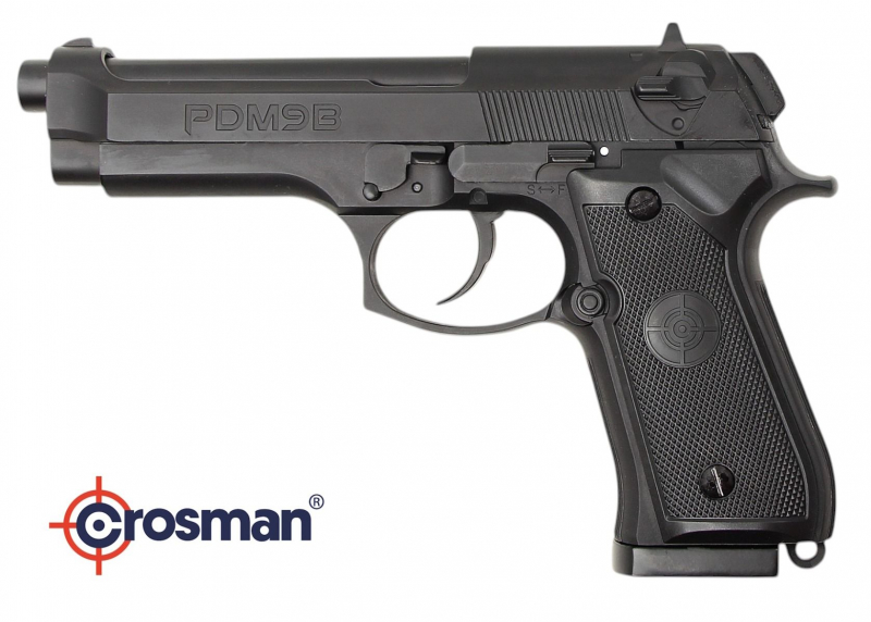 Crosman PDM9B CO₂-Luftpistole 4,5 mm BB / Diabolo – Blowback, 8 Schuss
