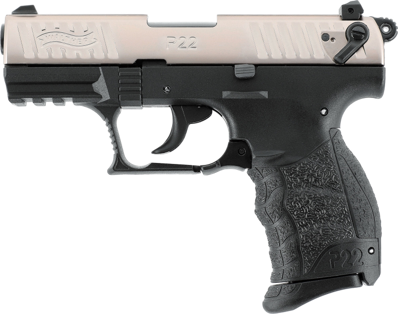 Walther P22Q Schreckschusspistole 9 mm P.A.K. – Nickel-Finish